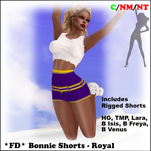 *FD* Bonnie Shorts [Boxed] Royal