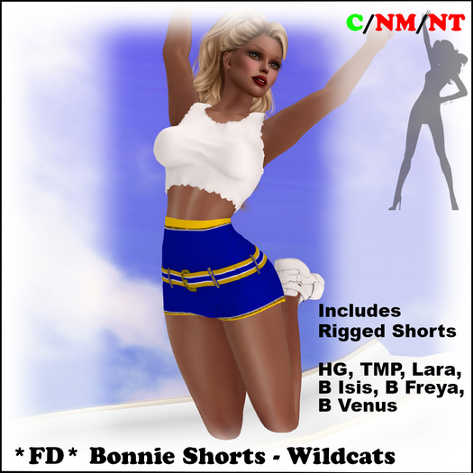 *FD* Bonnie Shorts [Boxed] Wildcats