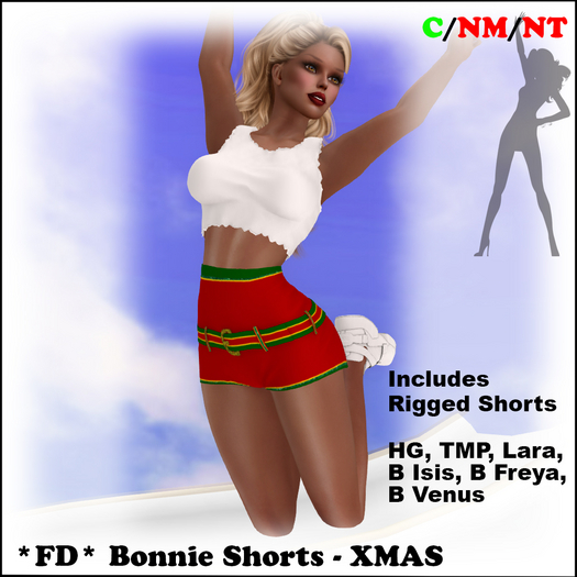 *FD* Bonnie Shorts [Boxed] XMAS