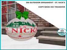 DB OUTDOOR ORNAMENT - ST. NICK'S  add me