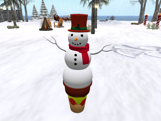 Snowman Ice cream
