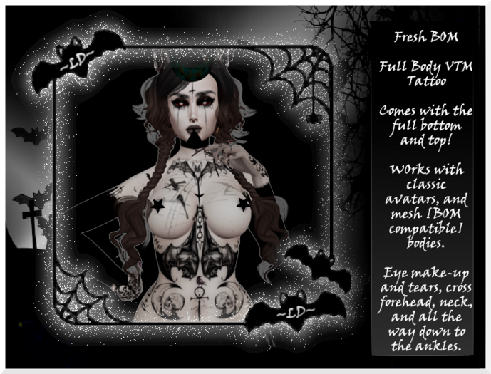 ~LD~ VTM Full Body Tattoo BOM