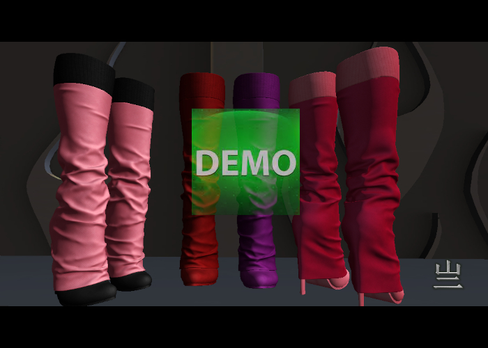 ~DEMO~LegWarmer Heels