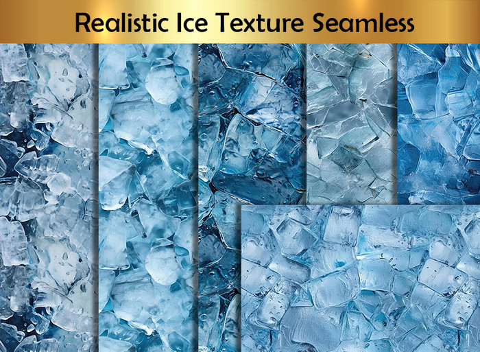 Realistic Ice Texture Seamless A
