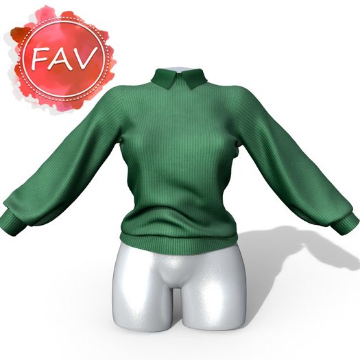 Green Sweater Kupra