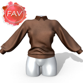 Brown Sweater GenX Curvy
