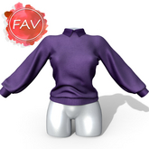 Purple Sweater GenX Curvy