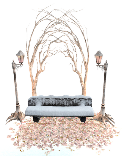 winter bench