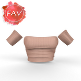 Beige Maitreya Petite Cuffs Top
