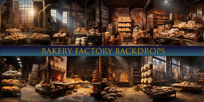 SATO - Bakery Factory Blogger backdrop textures