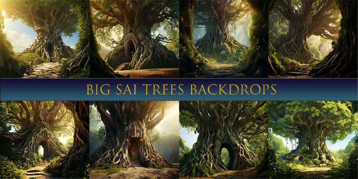 SATO - Big Sai Tree Blogger backdrop textures