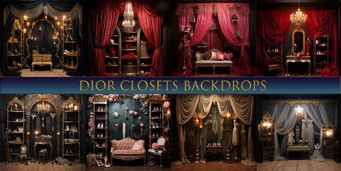 SATO - Doir closets Blogger backdrop textures