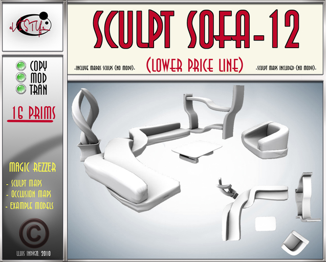 Sculpt sofa 12(box) by **aVISTYLe** (Low Price Line) - for FULL PERM !!