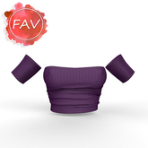 Violet Maitreya Cuffs Top