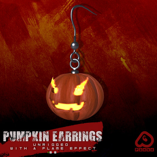 Pánkó Halloween Pumpkin Earrings ~ GROUP GIFT