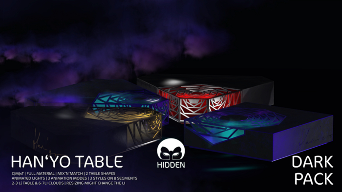 HIDDEN :: HAN'YO TABLE :: DARK PACK ::