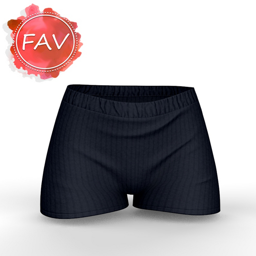 Navy Booty Shorts Reborn