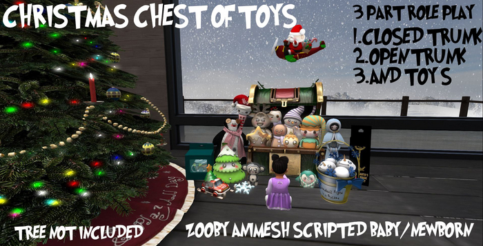 MERCI~CHRISTMAS CHEST OF TOYS