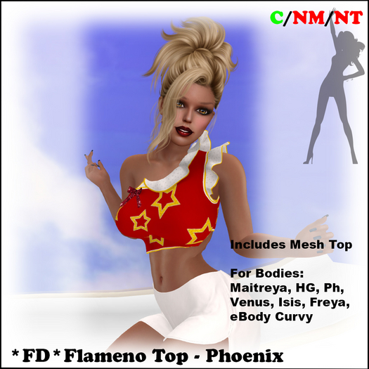 *FD* Flamenco Top [Boxed] Phoenix