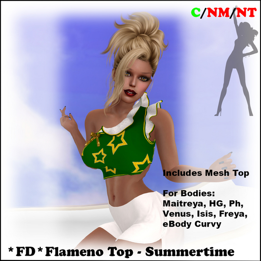*FD* Flamenco Top [Boxed] Summertime