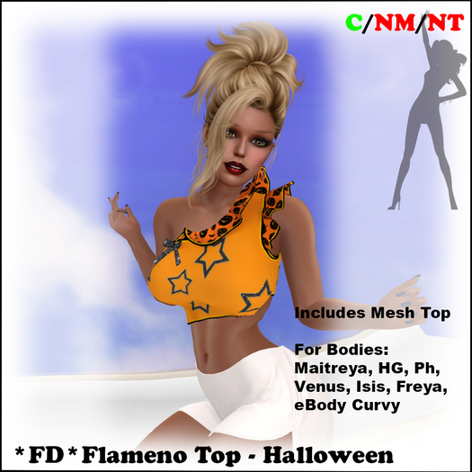 *FD* Flamenco Top [Boxed] Halloween