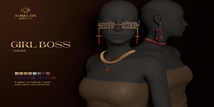 Romazin - Choker <Boss> Black