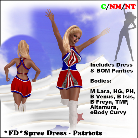 *FD* Spree Dress [BOXED] Patriot