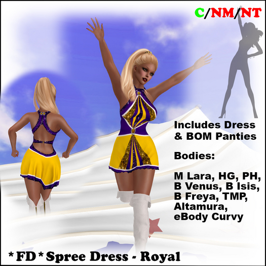 *FD* Spree Dress [BOXED] Royal
