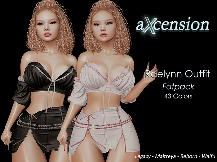 aX: Raelynn Outfit 37 Colors FatPack