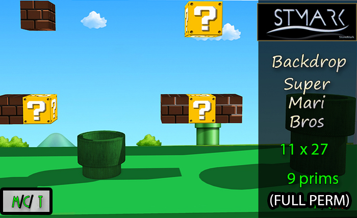 backdrop Super Mari Bros (full perm )