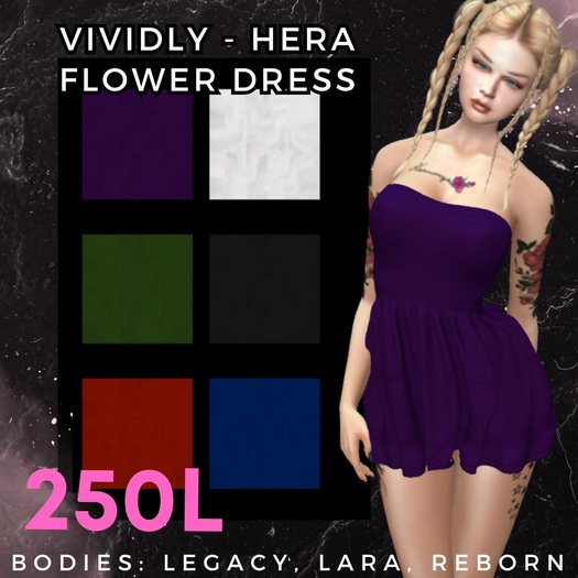 Vividly - Hera Solid Dress