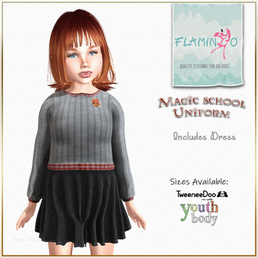 F} Tweeneedoo Lion Magic School Uniform Dress