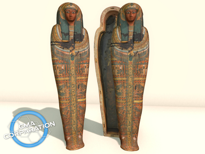 CMA Mesh Full Perms - Egyptian Sarcophagus 01