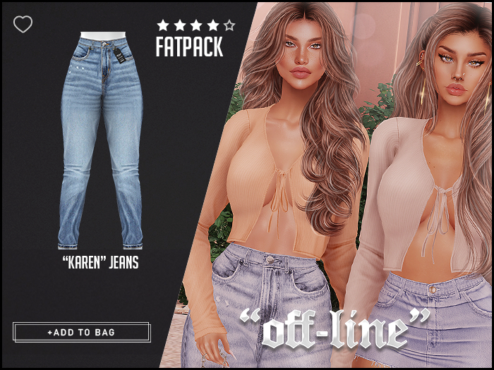 "Off-Line" x "Karen" Jeans / Fatpack