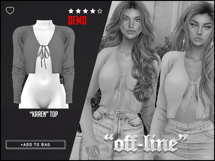 "Off-Line" x "Karen" Top / Demo