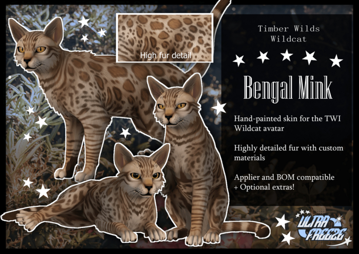[ULTRAFREEZE] Wildcat Bengal Mink