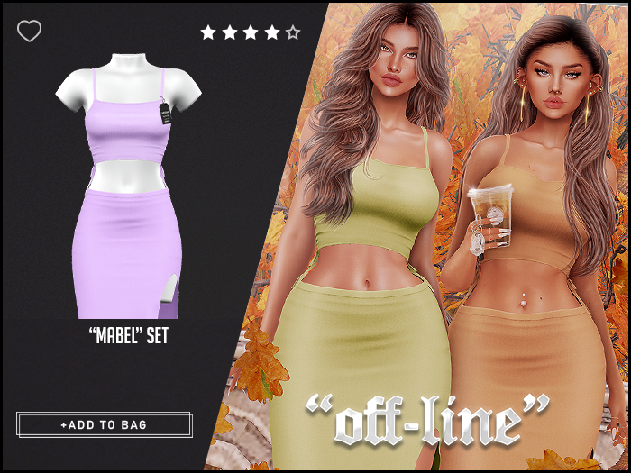 "Off-Line" x "Mabel" Set / Thistle