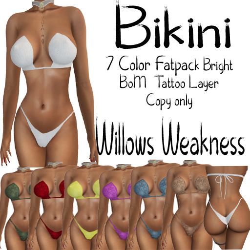 BIKINI - 7 COLOR FATPACK - BRIGHT BOX