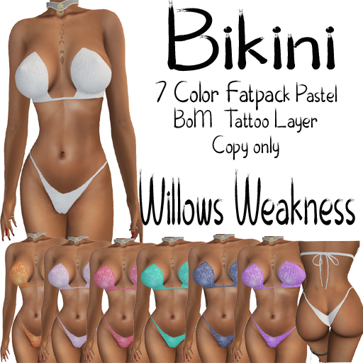 BIKINI - 7 COLOR FATPACK - PASTEL BOX