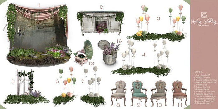 GizzA - Vintage Wedding / Bacdrop RARE 