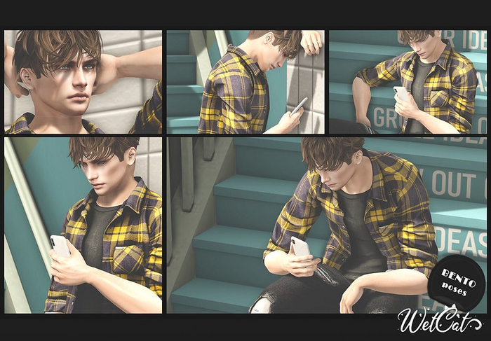 ::WetCat:: "Contact" Male Prop Set [Bento]