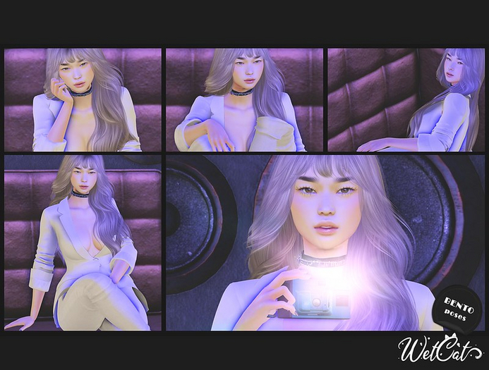 ::WetCat:: "BE" Female Pose Set [Bento]