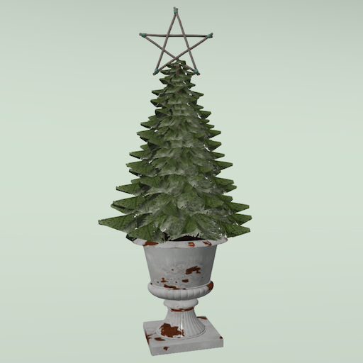 Song's Natural Table Top Winter Tree