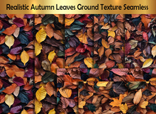 Realistic Autumn Leaves Ground Texture Seamless A