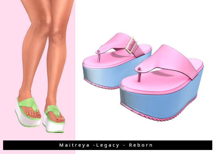 HeelFolly_Wedge Flip Flop Sandals