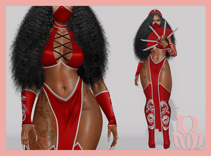 Rosary. Kitanya . Red