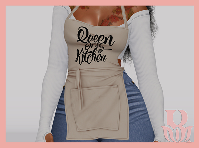 Rosary. Chef'n . Apron Tan