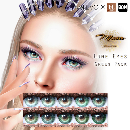 !Musa! Lune eyes Green pack