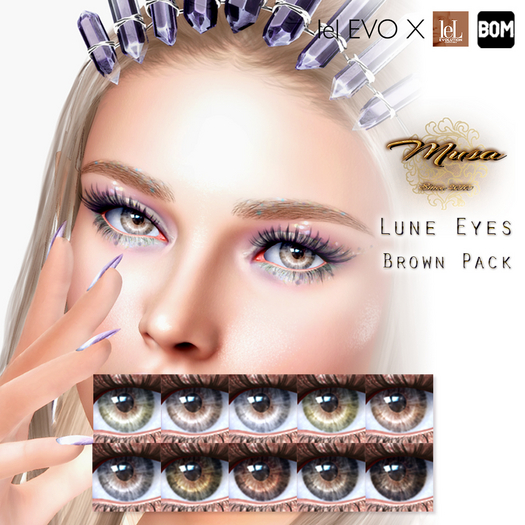 !Musa! Lune eyes Brown pack