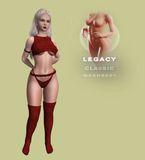 Red Leather outlaw girl ~ Legacy